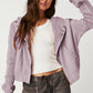 Sweat-shirt à capuche tendance pour femme, veste courte à fermeture éclair