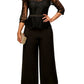Straight Women's High Waist Lace Jumpsuit New