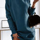 Women's Hooded Hipster Long-sleeved Solid Color Skirt