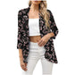 European And American Leisure Printed Knitted Cardigan