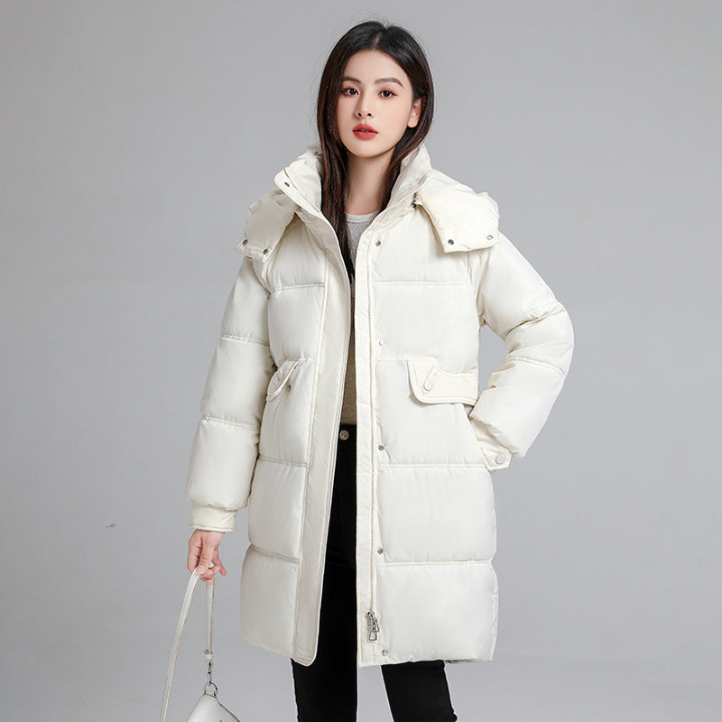 Doudoune matelassée en coton Manteau en coton tendance à capuche