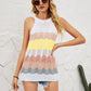 Women's Fashion Casual Loose Stitching Vest