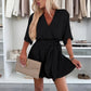 Mint One-piece Breathable Travel With Belt Jumpsuit