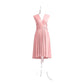 More Than Multiple Wear Rope Cross Backless Bandage One-piece Dress Long And Short