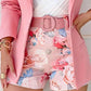 Women's Fashion Solid Color Two-piece Suit