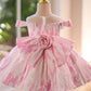 Girls' Retro Fashion Bowknot All-match Princess Dress