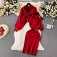 Women's Two-Piece Set V-Neck Slip Dress