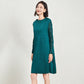 Robe élégante à broderie française