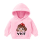 Boys And Girls Hooded Sweater And Cashmere Children's All-match Long-sleeved Clothes