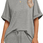 Casual Suit Oversized Short Sleeve T-shirt Drawstring Shorts Casual Wear Sportswear