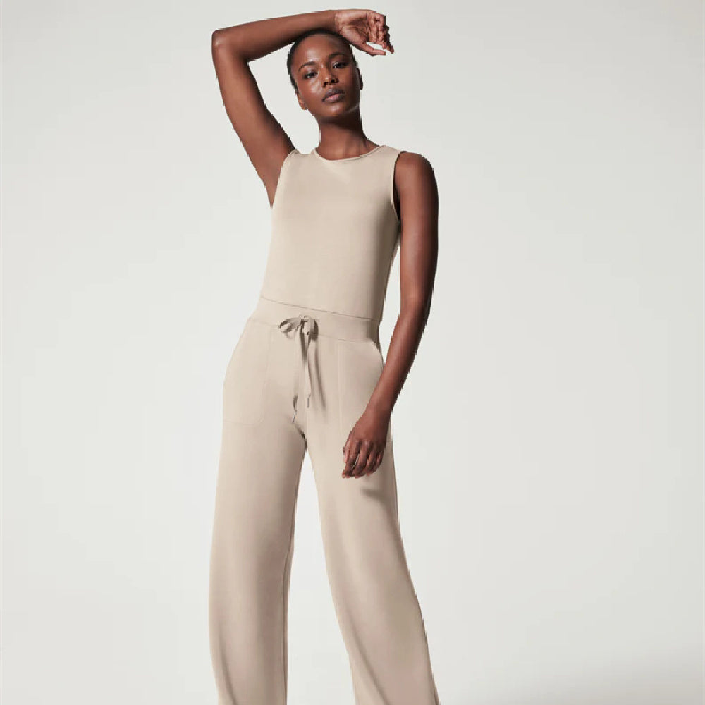 Combinaison pantalon à lacets tendance pour femme