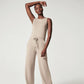 Combinaison pantalon à lacets tendance pour femme