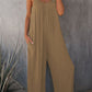 Women's Solid Color Suspender Jumpsuit Solid Color