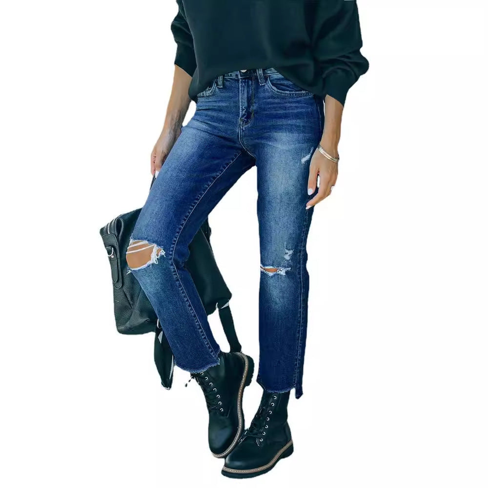 Autumn And Winter Rebound Slimming High Waist Drain Pants