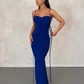 Fashion Lace Up Temperament Long Dress Halter Dress