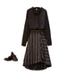 Ladies Casual Suit Long Sleeve Shirt Skirt