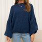 Solid Color Women's Loose Casual Sweater