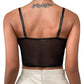 European And American Solid Color Lace Shorts Slim Vest