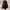 Elegant Women's Black Round Neck Lace Stitching Long Sleeve Slim Flared Hem Dress