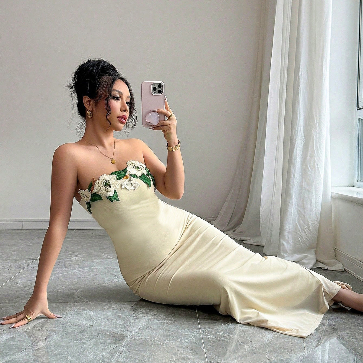 Elegant Backless Tube Dress For Women