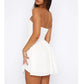 Dopamine Backless Stitching Large Swing Skirt