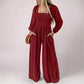 Women's Fashion Wide Leg Trousers Simple Commute Style