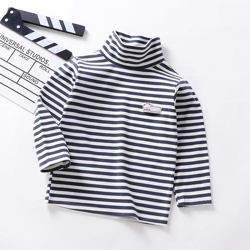 Chemise enfant à col mi-haut