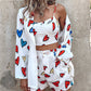 Ensemble haut et short imprimé mode femme