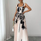 Women's Retro Painted Print Slip Dress