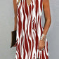 Women's Multi-color A- Line Sleeveless Dress