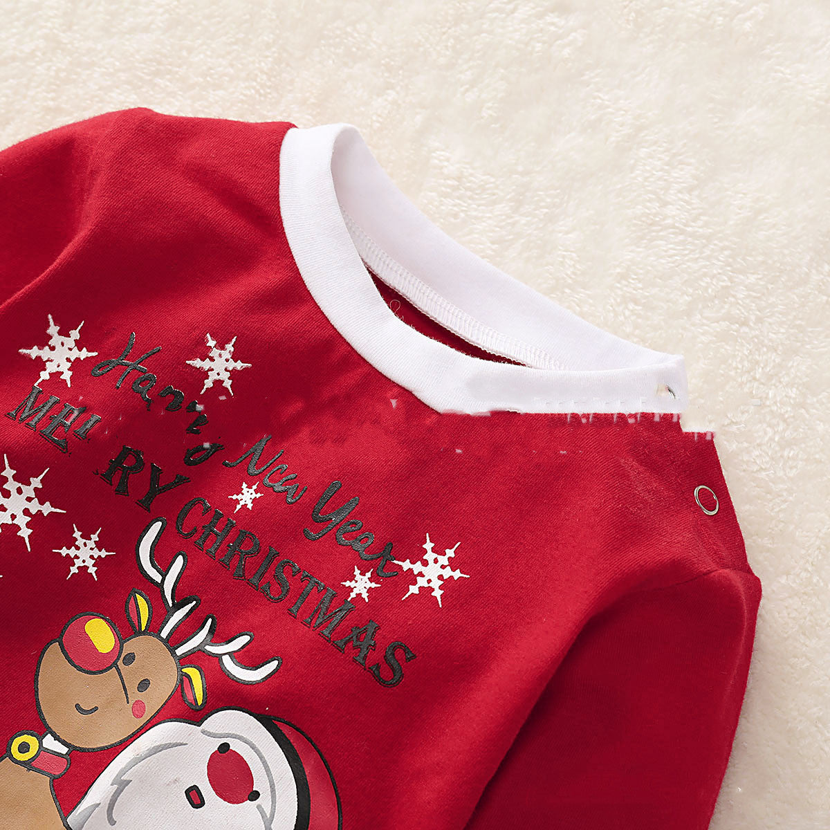 Halloween Explosion Big Red Halloween Elements Long-sleeved Snowflake Trousers Hat