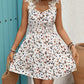Women's Summer Stitching French Floral Dress
