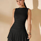 Sleek Minimalist Sleeveless Slim-fit Mini Dress