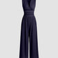 Sleeveless Knitted Jumpsuit Loose Wide-leg Pants