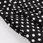 Robe rétro vintage SISHION VD1030 pour femmes, tenue d'été à pois noirs, style Hepburn, col Peter Pan 