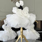 Bubble Sleeve Princess Dress Girls' Chiffon Skirt