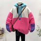 Pull ample à capuche en laine de style coréen pour femme