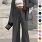 Women's Shirt With Trousers Fashionable And Elegant Ladies New Suit