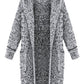 Cardigan hooded loose sweater