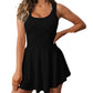 Women's One-piece Anti-exposure Fitness Pantskirt