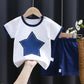 Ensemble à manches courtes pour enfant en pur coton