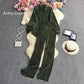 Socialite Temperament Leisure High Waist Drape Pleated Wide-leg Trousers