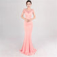 Fishtail evening dress