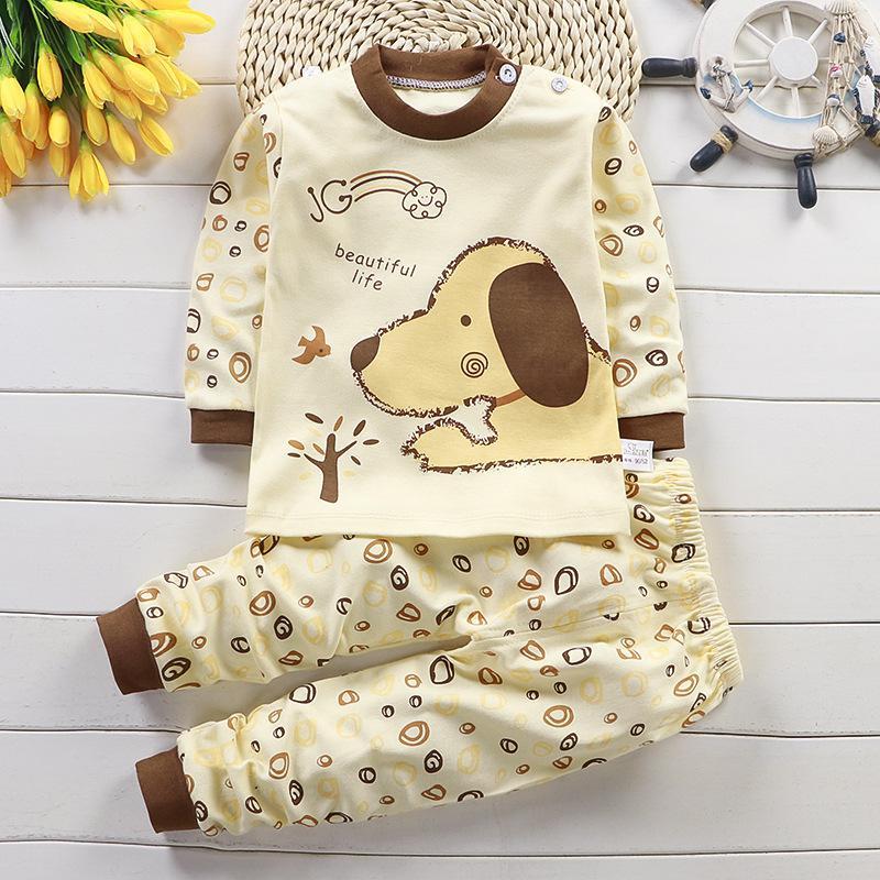Ensemble pyjama bébé en coton d'automne