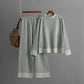 Women's Autumn And Winter Loose Pullover Two-piece Set