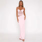 New Mesh Long Skirt Elastic Sling Dress