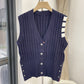 Women's Fashion Personality British Knitted Vest