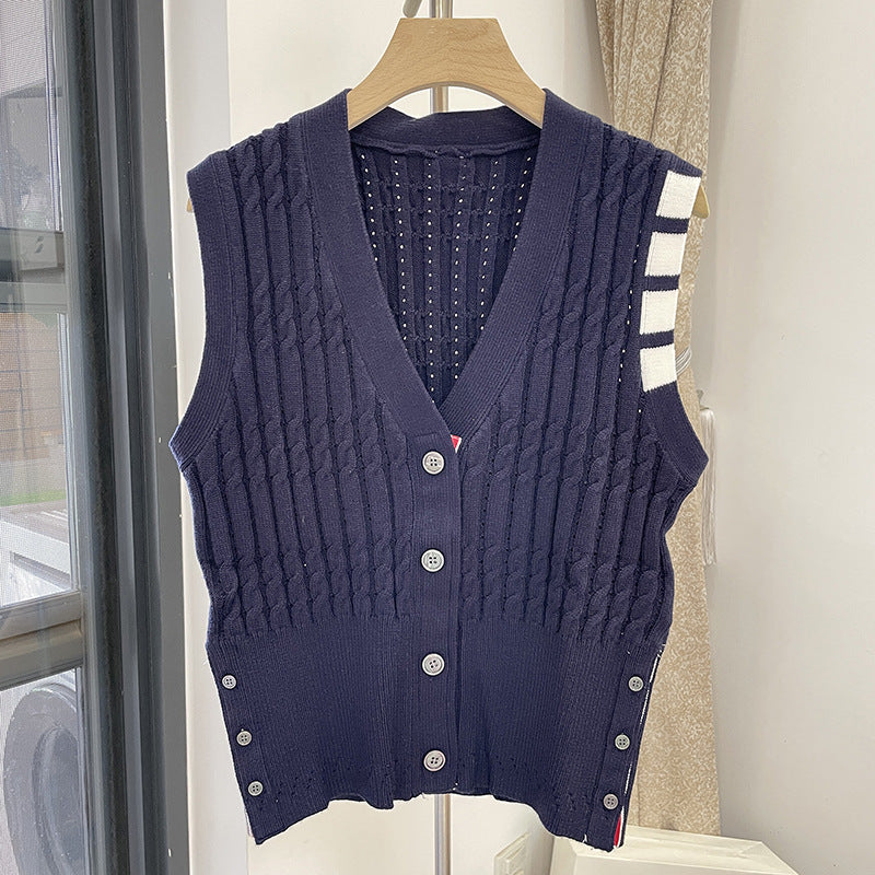 Women's Fashion Personality British Knitted Vest