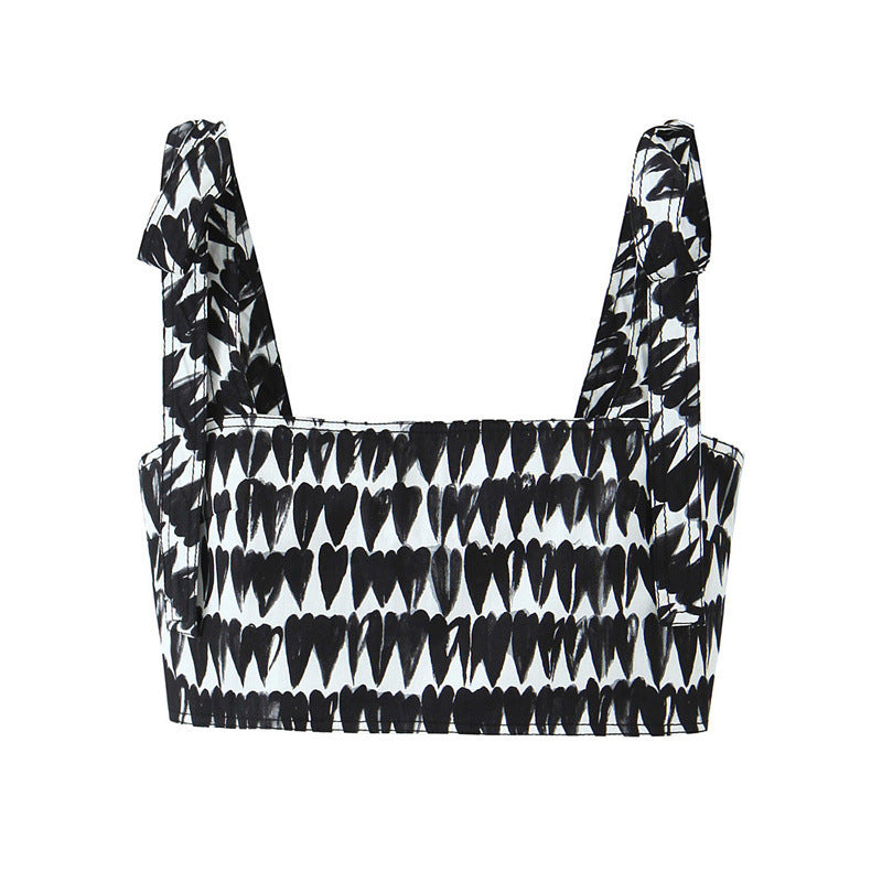 European And American Style Fashion Printing Two Pieces