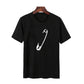 T-shirt Saint-Valentin à manches courtes avec imprimé couple cadenas